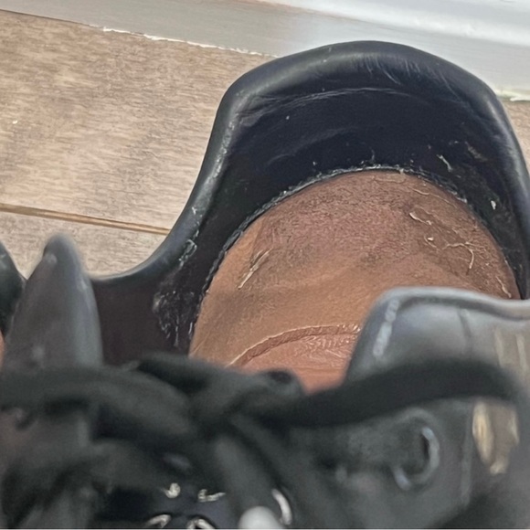 Alaia leather black sneakers - Picture 5 of 7